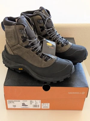 Новый Merrell Thermo Overlook 2 средний водонепроницаемый ботинки изолированный Vibram мужской размер 8 - Изображение 1 из 4