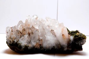 Quarz Marokko Kristall Cluster Druzy Geode Mineral Taouz - Bild 1 von 6
