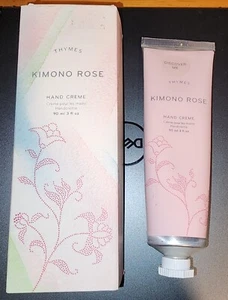 Thymes Kimono Rose Hand Creme 3oz Lot Of 2 One Without Box - Picture 1 of 4