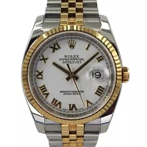 Rolex 116233 Datejust 18k Gelbgold & Edelstahl 36mm mit Papieren um 2007 - Bild 1 von 14
