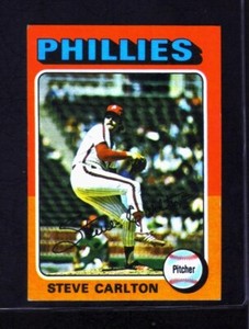 1975 Topps Mini #185 Steve Carlton PHILADELPHIA PHILLIES ~ EX/MT