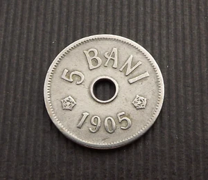 Romania 1905 5 Bani Carol I. VF C9718 - Picture 1 of 2