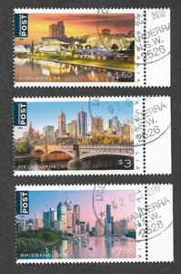 AUSTRALIA BEAUTIFUL CITIES SET    2018 FINE USED CTO - Picture 1 of 1