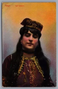 Tanger Morocco Woman Moroccan Type Postcard K4 - Picture 1 of 3