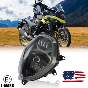 LED Headlight Headlamp Hi/Lo Beam DRL For Suzuki V-STROM 650 1000 DL650 DL1000 - Picture 1 of 11