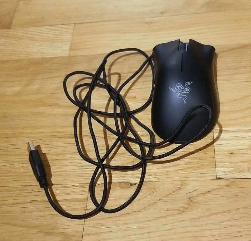 Razer DeathAdder 2000 RZ01-0145 Black Gaming Mouse USB Cable - Image 1 of 4