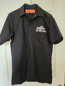 Vollwildschwein Cycles rotes Kap Arbeitshemd Herren klein schwarz geknöpft - schön!! - Bild 1 von 4