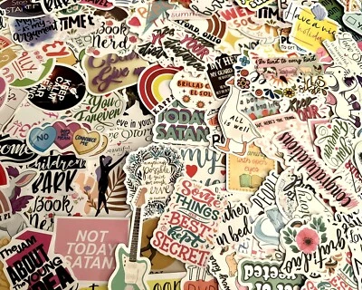 NEW Set of 160+ Inspirational/Motivational/Travel Peel Off Stickers - Image 1 of 4