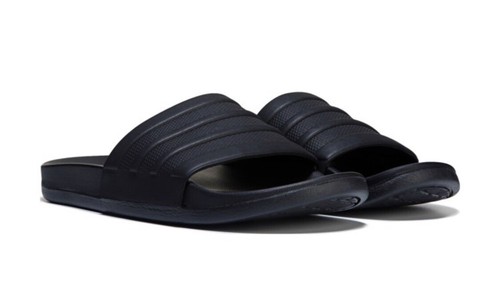 SANDALI ADIDAS ADILETTE AQUA SLIDES F35550 NERI TAGLIA 7 SCARPE SPORTIVE DA SPIAGGIA DA UOMO