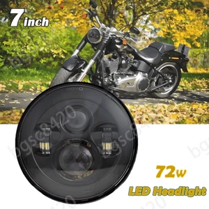 Proyector LED redondo de 7 pulgadas para motocicleta faro haz alto/bajo lámpara para motocicleta - Imagen 1 de 11