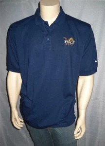 NIKE Pace University Dri-Fit GOLF Polo Shirt Mens 2XL XX-Large Navy Blue NCAA - Picture 1 of 5
