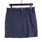 Eddie Bauer Womens Size 8 Mini Skort Skirt Stretch Gray