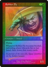 Robber Fly FOIL Mercadian Masques HEAVILY PLD Red Uncommon MAGIC CARD ABUGames