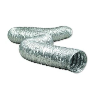 Everbilt 8'x4" Diameter Flexible Dryer Transition Duct w/2 Clamps - Picture 1 of 3