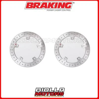 KIT DISCHI FRENO ANTERIORE BRAKING BMW R 1150 RT ABS 1150 2002 - [FISSO] 2xRH700 - Изображение 1 из 4