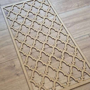 Cathedral Decorative Screen Radiator Cabinet Laser Panel 2FT x 4FT 3mm 6mm 0183 - Picture 1 of 11