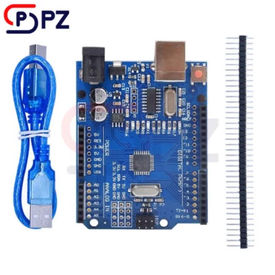 UNO R3 CH340G+MEGA328P Chip 16Mhz for Arduino UNO R3 Development Board Improved - Bild 1 von 4