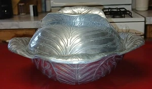 1979 Arthur Court Large Cabbage/Lettuce Tureen Serving Bowl 2 piece - Picture 1 of 10