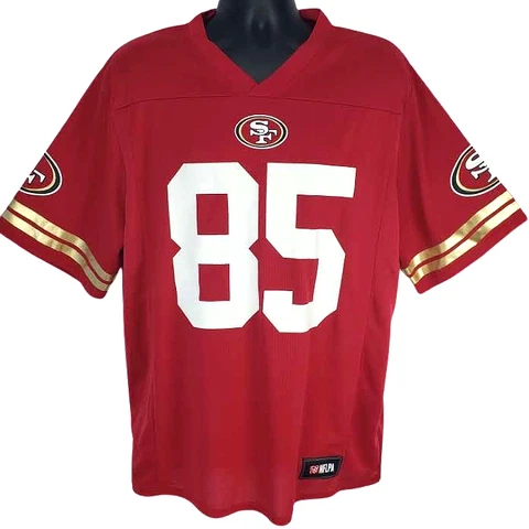 San Francisco 49ers George Kittle Men's Jersey Size L Cover