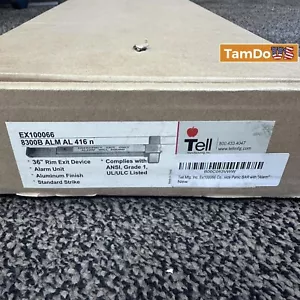 Tell Mfg 36" Rim Exit Device Aluminum Finish - Alarm Unit Will Sound - Picture 1 of 4
