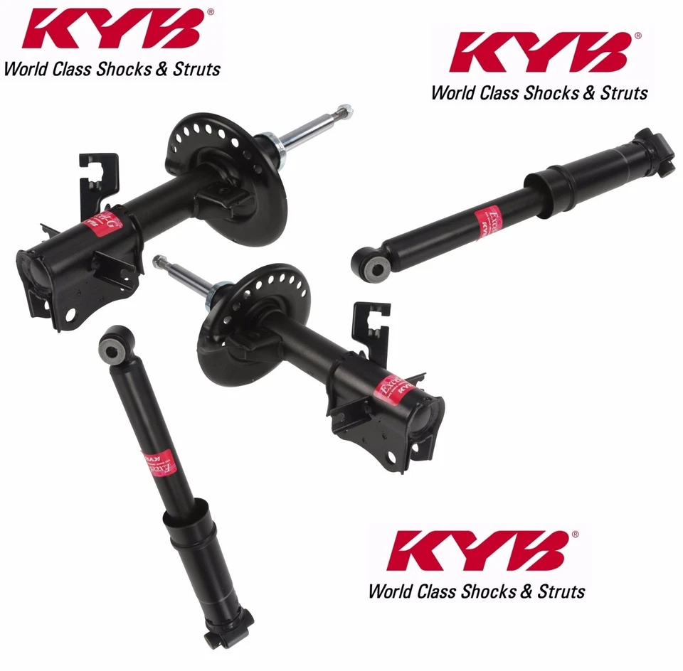 Amortecedores/suportes dianteiros 4-KYB Excel-G 2 dianteiros e 2 traseiros para Sentra 2007 a 2012 - Imagem 1 de 1