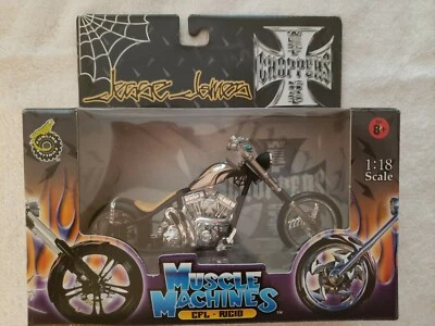 Jesse James West Coast Choppers Muscle Machines Black CFL Rigid Never Used 2003 - Image 1 of 3