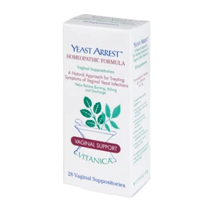 Yeast Arrest 28 Suppositories Vitanica - Picture 1 of 1