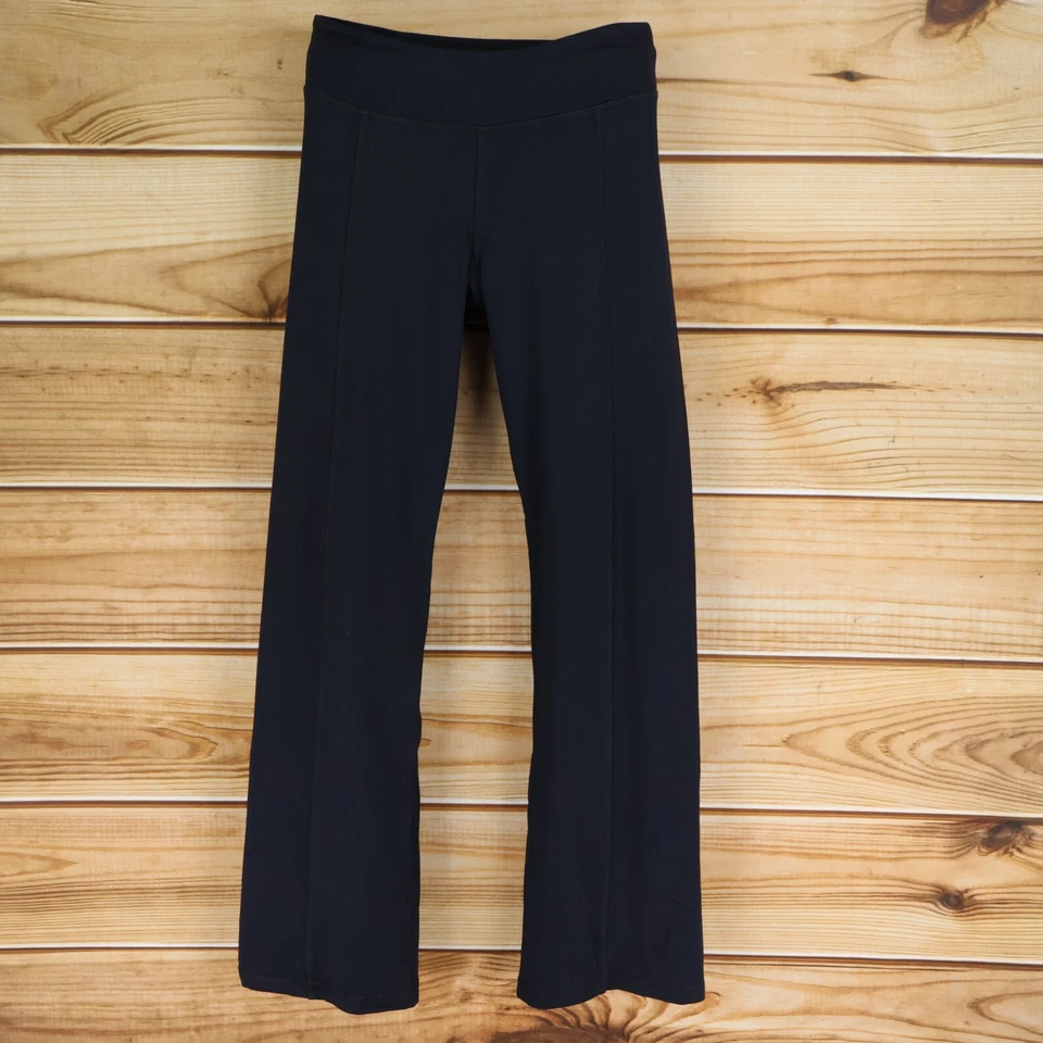 Miraclesuit Performance Yoga Pants Leggings Womens S Black Straight Leg Stretch - Image 1 of 4