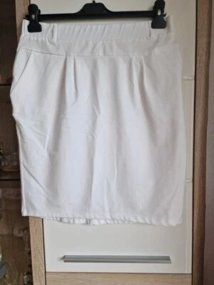 Kaffe Rock Weiß Gr 38 Neu, Stretching,Minirock - Bild 1 von 4