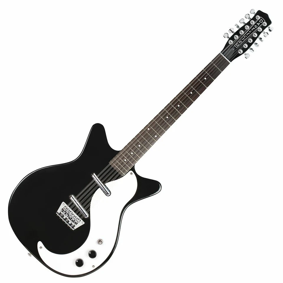 Danelectro '59 12-saitige Gitarre ~ schwarz - Bild 1 von 1