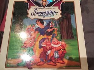 Disney Snow White & Seven Dwarfs Masterpiece Laser Disc NEW