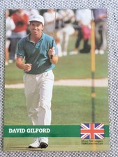DAVID GILFORD 1992 Pro Set ROOKIE RC PGA European Tour Golf INSERT Card #E1