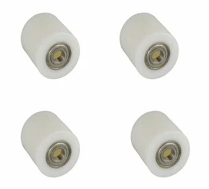 Satz Hubwagen Rad 80 x 70mm Polyamid Nylon Rolle Breite Handhubwagen Hubwagenrad - Bild 1 von 3