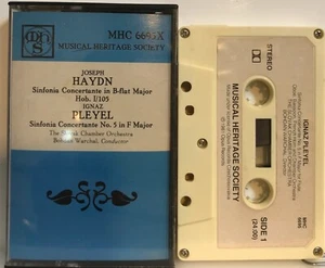 Haydn, Pleyel : Sinfonia Concertante B-Flat No. 5 (Cassette Tape MHS) *VG* - Picture 1 of 2