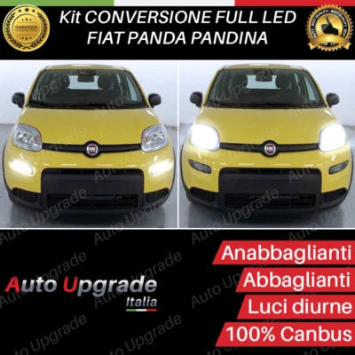 KIT FULL LED H4 P21/5W PER FIAT PANDINA PANDA 312 ANABBAGLIANTI ABBAGLIANTI DRL - Immagine 1 di 4
