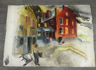 MONTAGUE FREDERICK CHARMAN. Artista listado 1894-1996 - PINTURA ORIGINAL VINTAGE. - Imagem 1 de 4