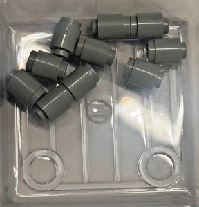 Ladrillo LEGO, Redondo 1 x 1, 3062, Gris Claro, CANTIDAD 10 Envío Gratis - Imagen 1 de 1