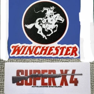 🔥 Lot Of 2 Winchester Super X4 ShotGun 3M Sticker Firearm Decal Rifle - Picture 1 of 9