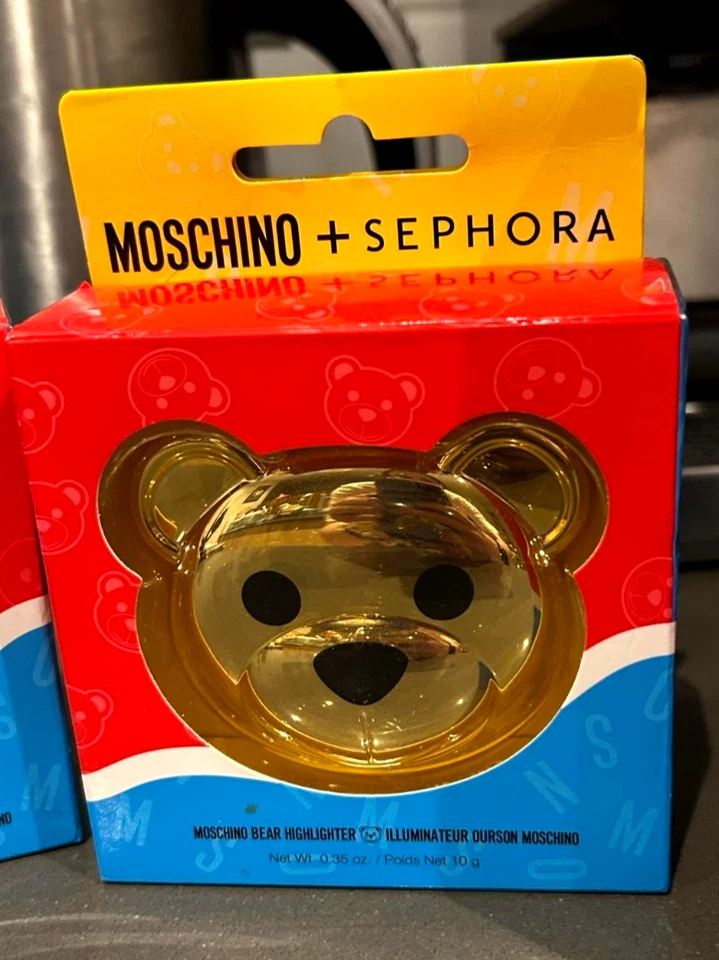 MOSCHINO x Sephora Bear Highlighter blush Duo Compact NEW, Sealed - Изображение 1 из 4