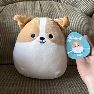 Squishmallows Fitch the Jack Russell Terrier Corgi 7" Stuffed Plush Dog - Picture 1 of 3