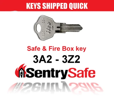 ILCO / SENTRY AFTERMARKET Sentry Safe & Fire Box keys / Select your key code / Series 3A2 - 3Z2