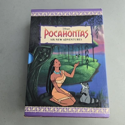 Disney's POCAHONTAS Six New Adventures HARDCOVER Story Book BOXED SET Grolier - Image 1 of 4