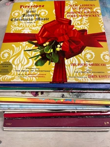 30 Vintage Christmas Holiday Vinyl LP Records Various Artists Compilations LOT - Picture 1 of 7