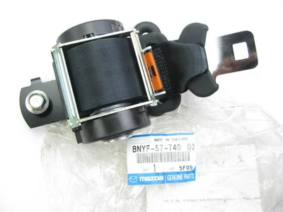 NEW OEM BNYF-57-74002 REAR Center Seat Belt - BLACK 2007-2009 Mazda 3 Hatchback - Image 1 of 3