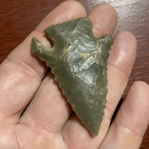 MLC s7301 Fine Serrated Lost Lake - Pinetree Arrowhead Tennessee TN Artifact - Picture 1 of 8