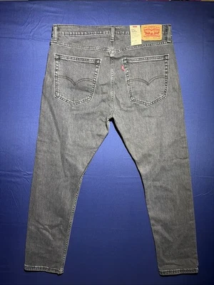 Levi’s NWT 512 Slim Taper Stretch Gray Denim Pants Size 36x30 - Image 1 of 4