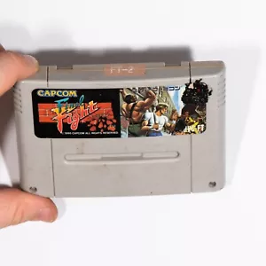 *DAMAGED LABEL* Final Fight 1 (Super Famicom, 1990) Tested Japan Import Capcom - Picture 1 of 3