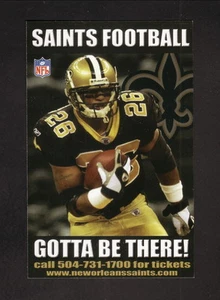 New Orleans Saints Deuce McAllister 2003 Pocket Schedule Eatel - Picture 1 of 2