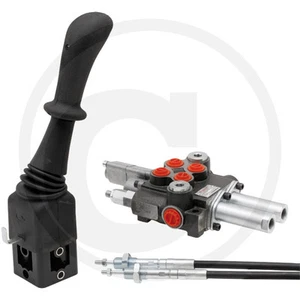 Hydraulik Steuergerät Frontlader 2xdw 40 l/min mit Schwimmstellung 1,5m Züge - Bild 1 von 1