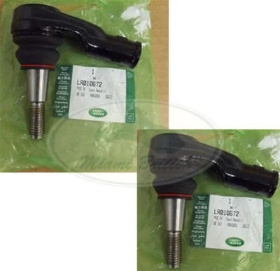 JUEGO DE EXTREMOS DE BARRA DE AMARRE DE DIRECCIÓN LAND ROVER x2 LR3 09 LR4 LR010672 OEM Foto 1 de 2